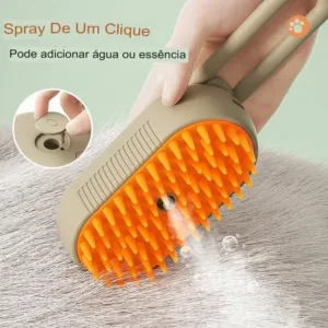 3 Em 1 Escova A Vapor Para Gato/Cachorro