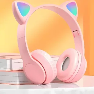 Fone De Ouvido Gatinho Bluetooth Infantil
